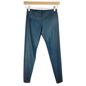 Onzie Blue Crocodile Print Leggings XS